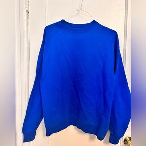 Hanes - Royal Blue pullover sweatshirt